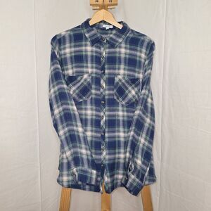 MAURICES WOMENS BUTTON UP FLANNEL SIZE 0X